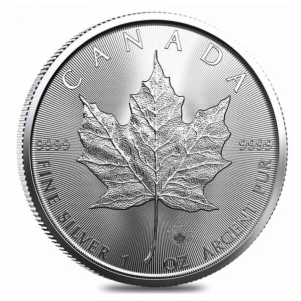 1 Onza De Plata Pura 999 Canadian Maple Leaf - Image 5